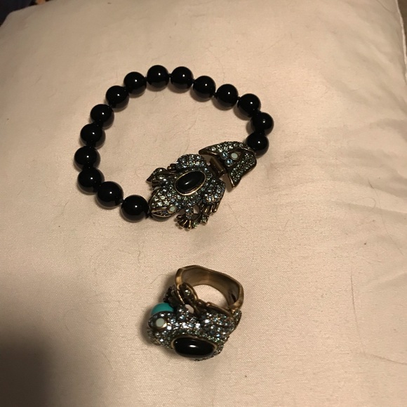 Heidi Daus Bracelet & Ring Frog. - Picture 6 of 6